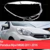 Per Perodua Myvi Daihatsu Sirion Boon M600 2a serie 2011-2016 Vetro Trasparente Copertura Fari Guscio Copri Fari Paralume