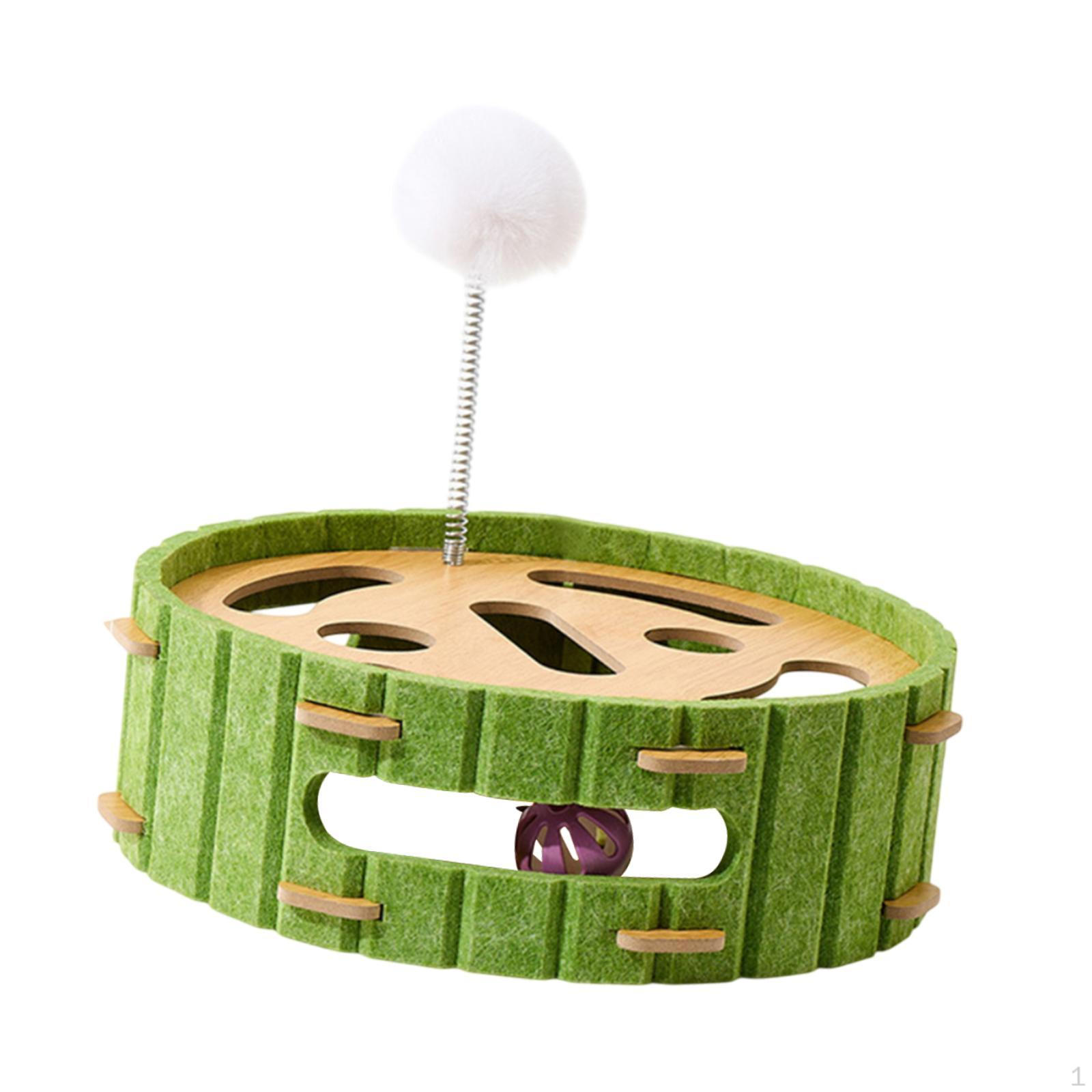 

Когтеточка для кошек, игрушка с мячом и дорожкой, когтеточка, коврик для дрессировки котят в помещении Round