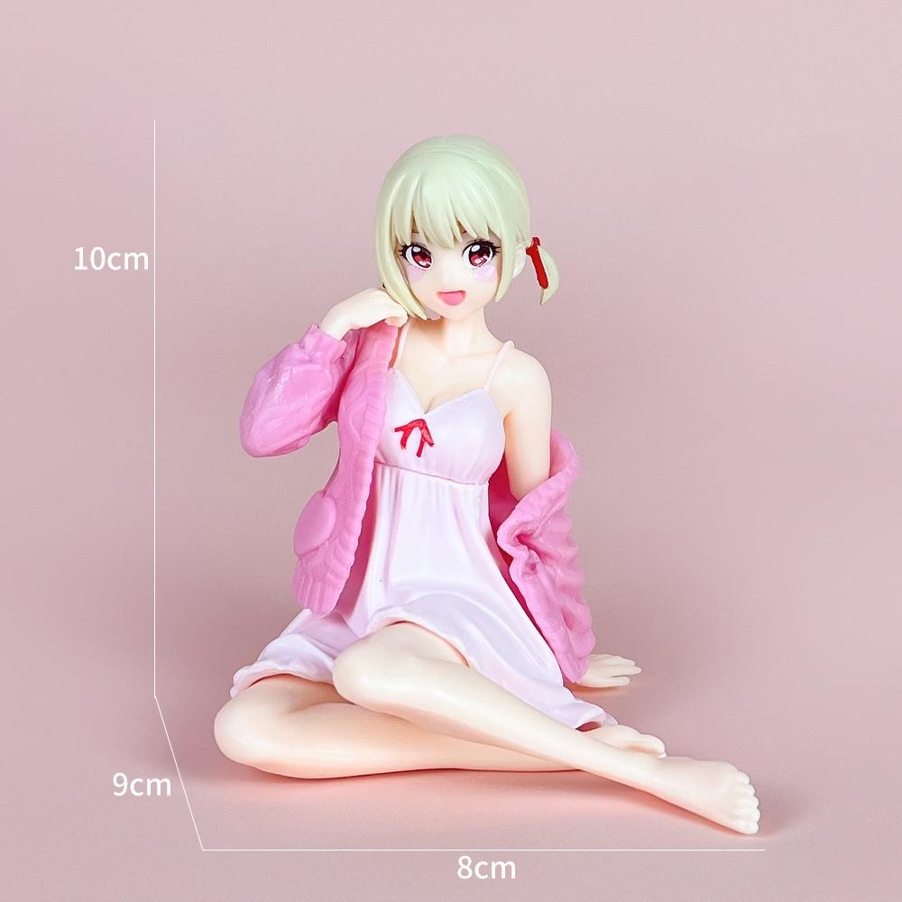 

Lycoris Recoil Аниме Настольный Милый Nishikigi Chisato Фигурка Kawaii Girl Noodle Stopper Коллекция Игрушек