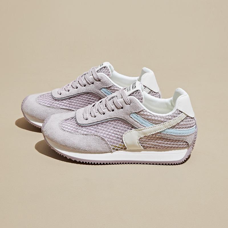 Women's Casual Sport Shoes 2026 Lightweight Soft Breathable Mesh Flats Fashion Non Slip Versatile Platform Sneakers Footwear