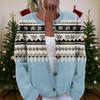 Women'S Christmas Sweater Cute Fun Christmas Sweater Fall And Winter Long Sleeve Knitted Sweater