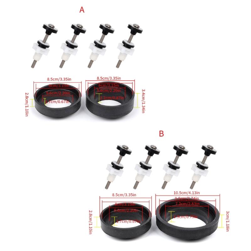 Efficient Toilet Cistern To Toilet Pan Fixing Fitting Toilet Tank Fasteners Split Seat Mounting Hardware Locking Nuts