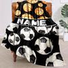 Ball Games Customize Your Name Blanket Warm Comfortable And Soft Blankets Are Suitable For Home Lunch Break Blanket Office Sofa Sofa Gift To Relatives