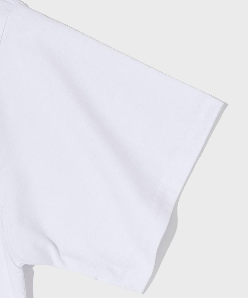 OUNDERR Skate Cat Graphic Short Sleeve T-Shirt (White)
