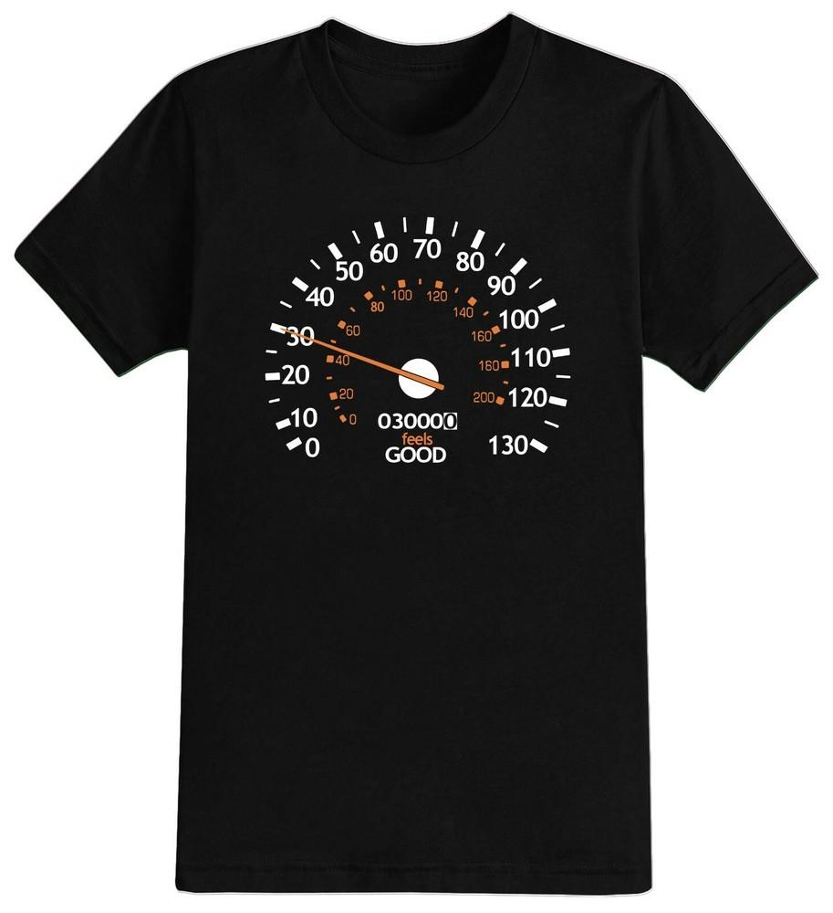 Men's 30th 40th 50th 60th 70th 80th 2023 Birthday T-Shirt Speed Meter Gift Idea