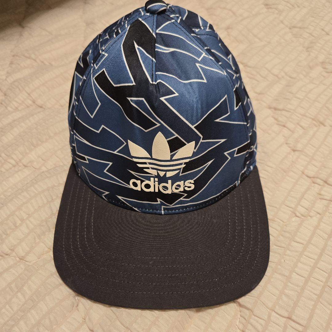 Used adidas Trefoil all-over pattern cap