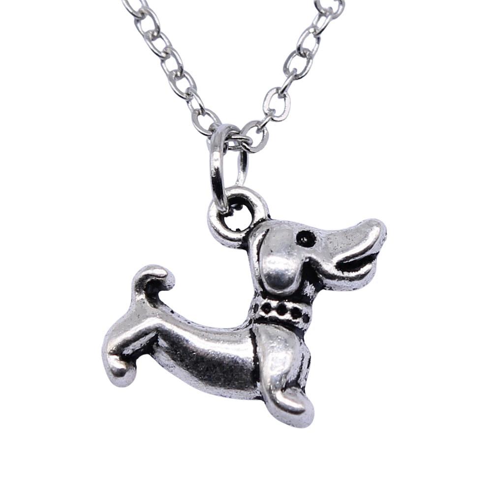 Horse Pendant Necklace Equestrian Animal Charm Jewelry 40cm Short Chain