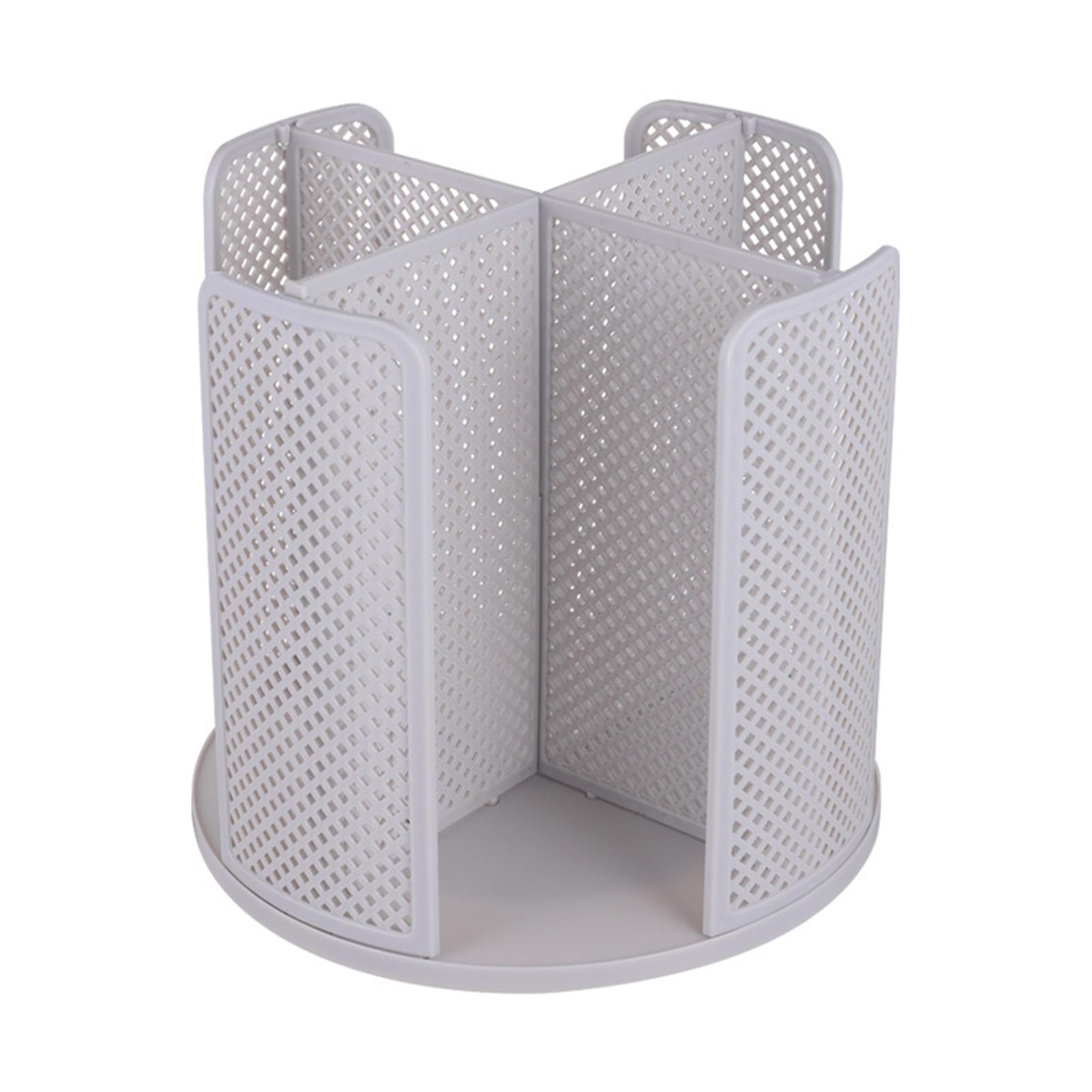 Desktop Rotating Compartment Paper Cup Holder Disposable Cup Dispenser For Home серый