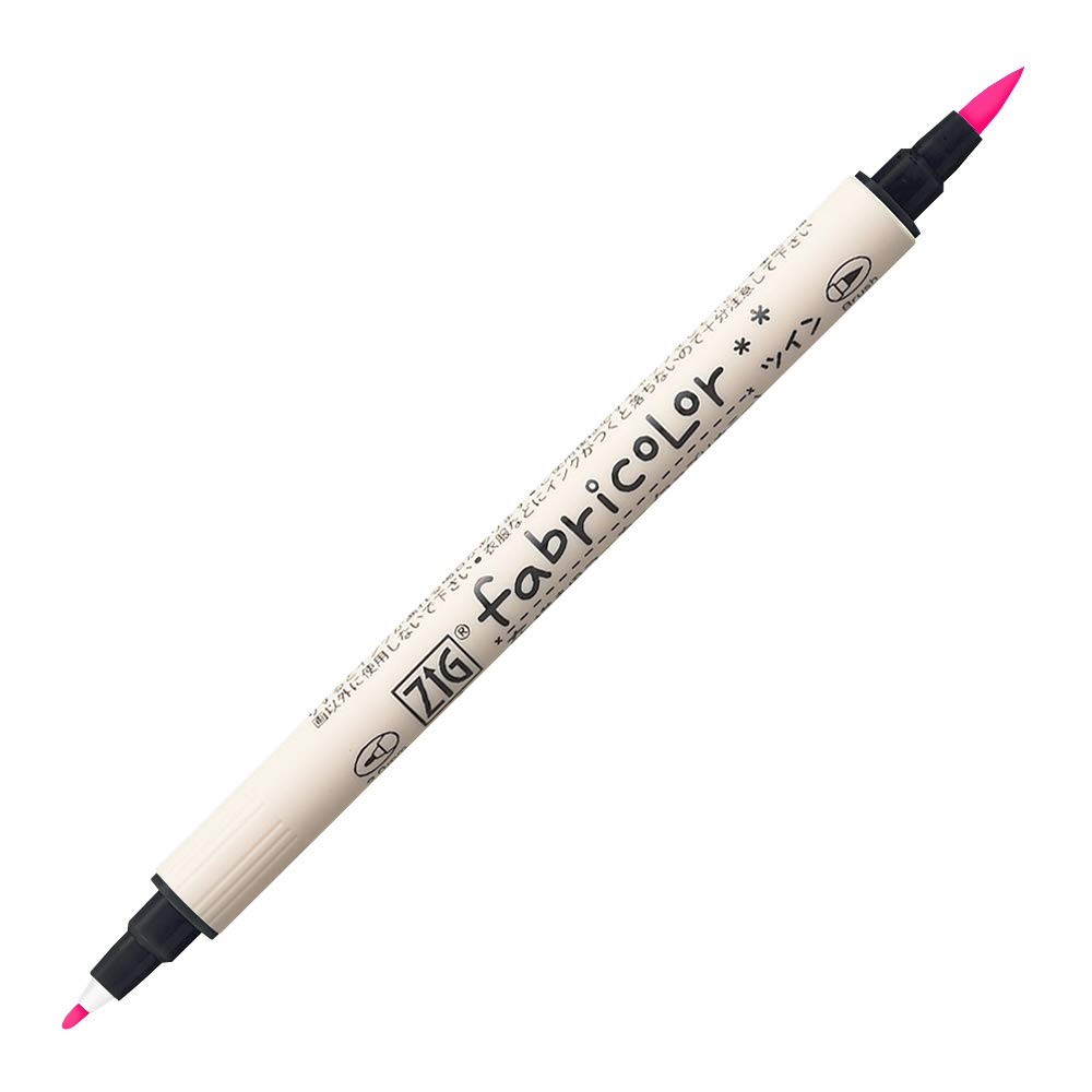 

Kuretake Fabric Pen ZIG Fabricor Twin Fluorescent Pink 30 Colors TC-4000A-003