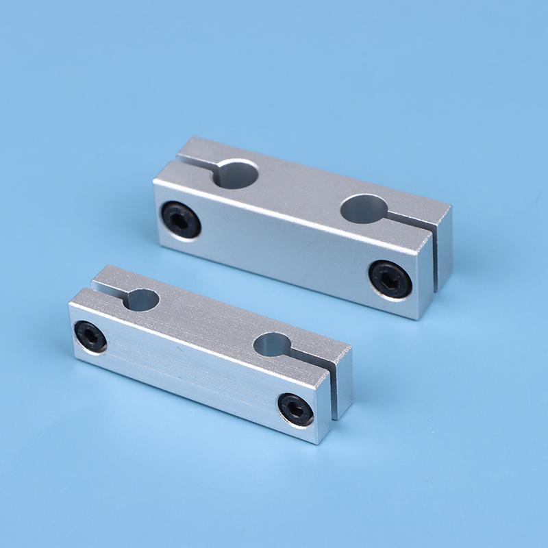 New Sale 6MM 8MM Pillar Parallel Clamp With The Same Diameter Optical Axis Fixing Steel Pipe Round Frame Connector