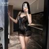 Sexy lingerie sexy pajamas female pure lace temptation suspender nightdress hot transparent stepmom skirt uniform