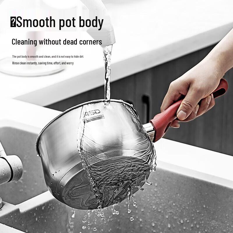 ASD 316L Stainless Steel Baby Food Milk Pot