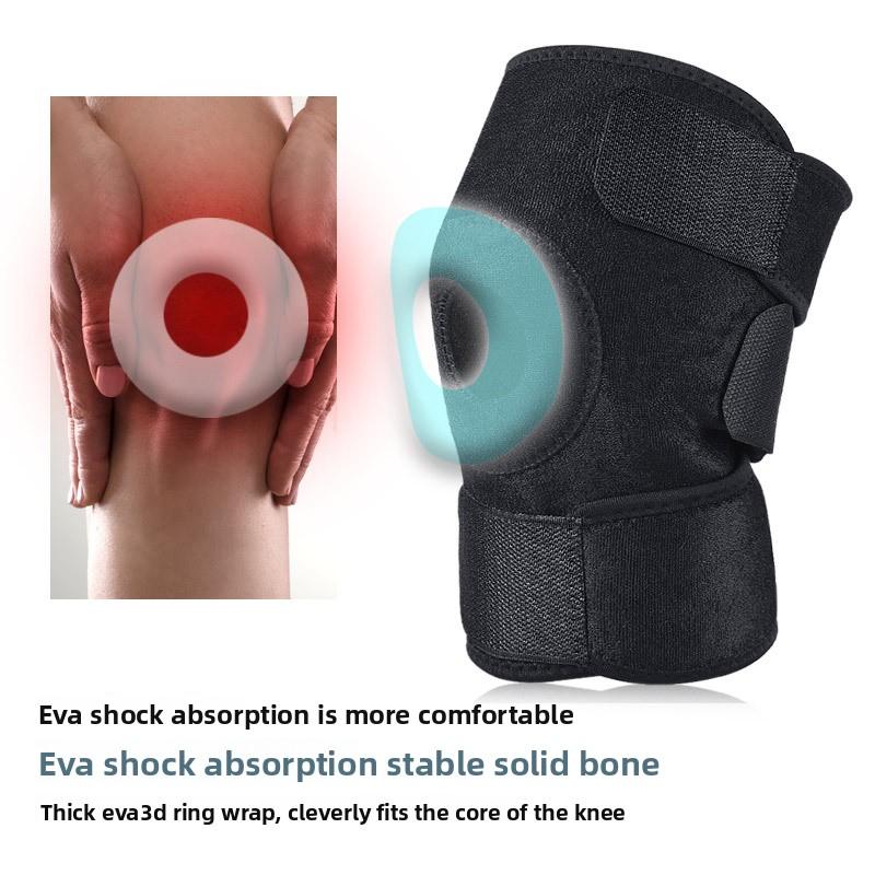 EVA Breathable Shock Absorption Outdoor Mountaineering Basketball Running Riding Spring Knee Pads Pressurized Sports Knee Pads