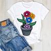 Womens Tshirt Summer Butterfly Cute Fashion 90S Print Ladies Tee Female Top Shirt Clothes Graphic Lady Tops Clothing