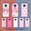 Cute Pink Bowknot Phone Case For Redmi Note 4 X 5 A 6 7 8 T 9 9S 10 11 11S 11Epro Poco M3 Pro