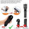 Adjustable LED Torch Pouch Hook and Loop Closure Nylon Torch Cover Flashlight Pouch  Outdoor Use