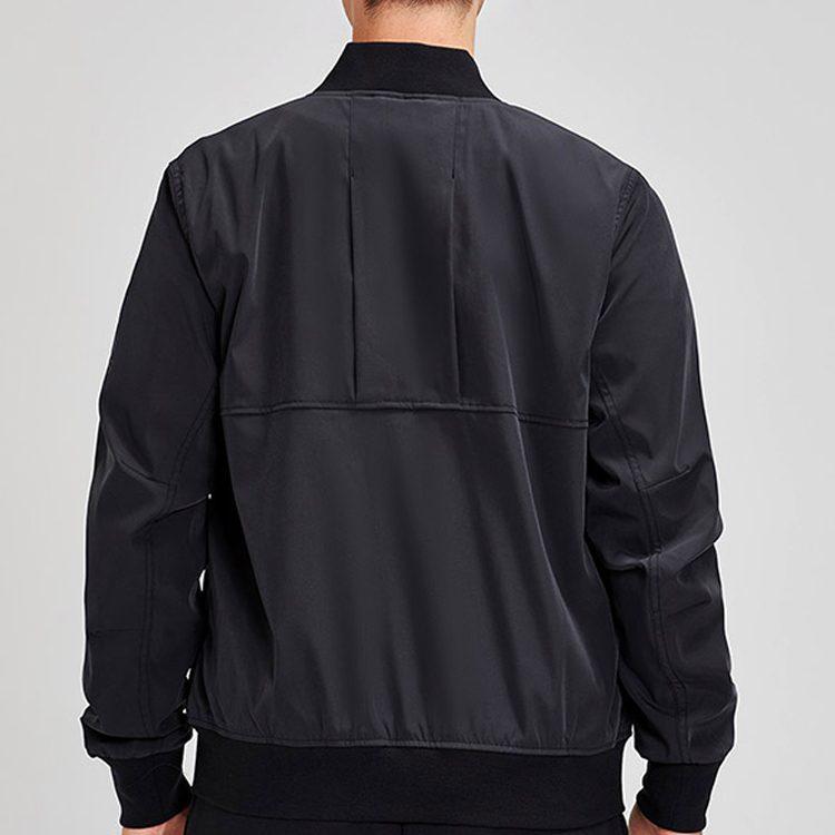adidas Jackets Men's Black Baseball Collar Moderate Other DW4554