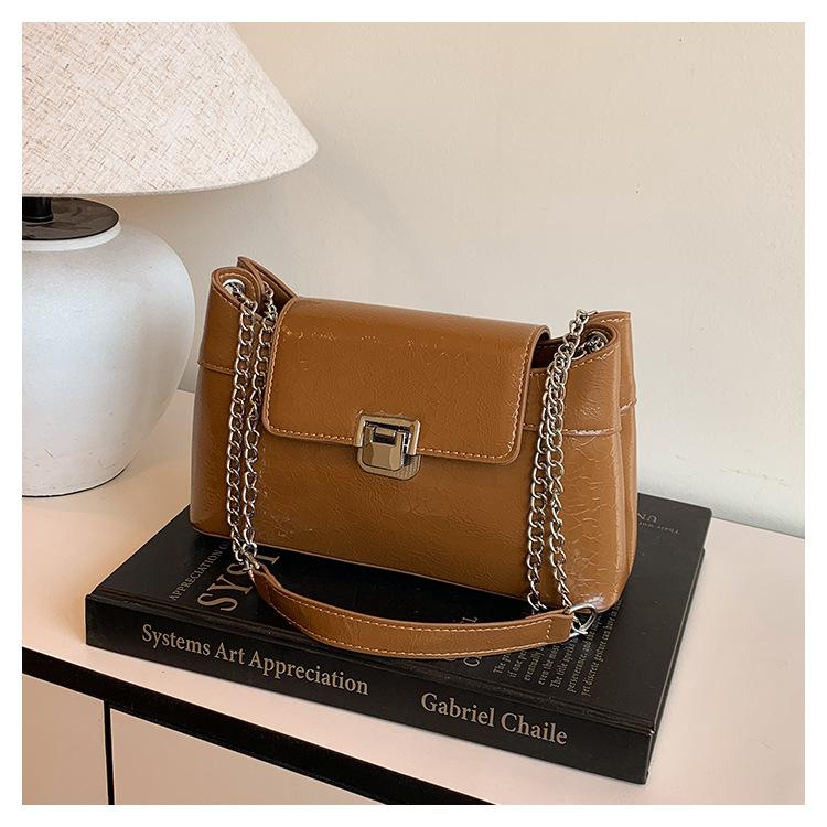 Frühling und Sommer Taschen 2025 neue trendige Mode vielseitige Kette Achselhöhle kleine quadratische Tasche Retro Damen Tasche Schultertasche