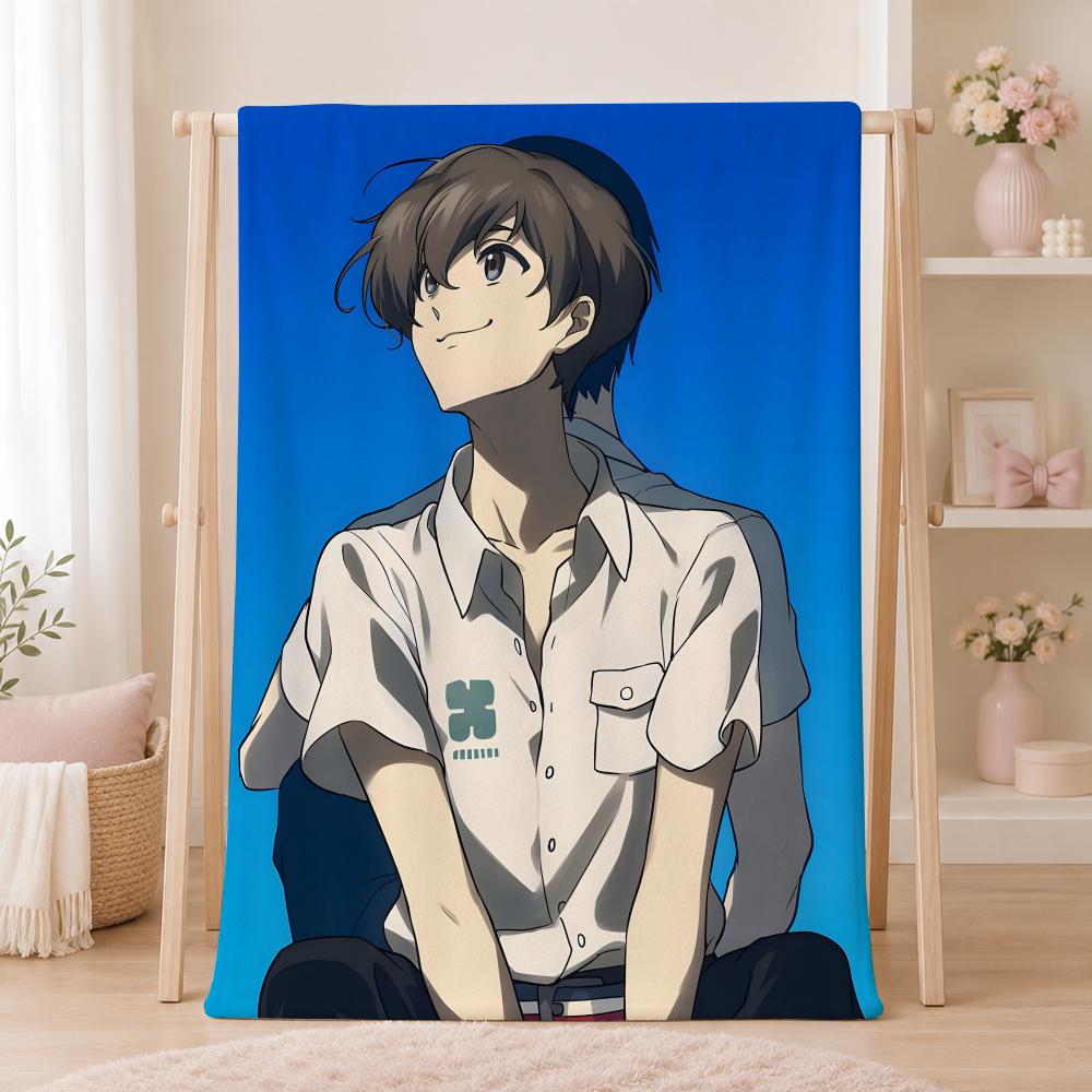 Popular Anime Z-Zankyou No TerrorS Throw Summer Flannel Throw Blanket Soft Antistatic Washable KidFriendly Couch Bed