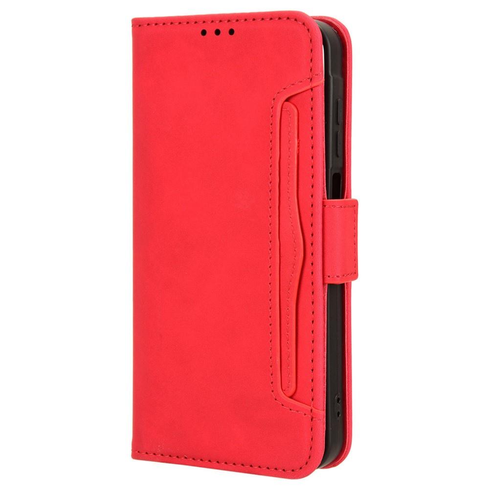 Flip Case for Motorola Moto G86 5G, Card Slot, Red