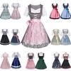 2025 Euro-American Beer Fest Women's Lace Maid Dress Set, Color Block, Plus Size Skirt