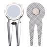 Mini Golf Divot Tool Zinc Alloy Golf Divot Repair Tool Metal Golf Divot Tool Golf Ball Marker Outdoor Golf Training Aids