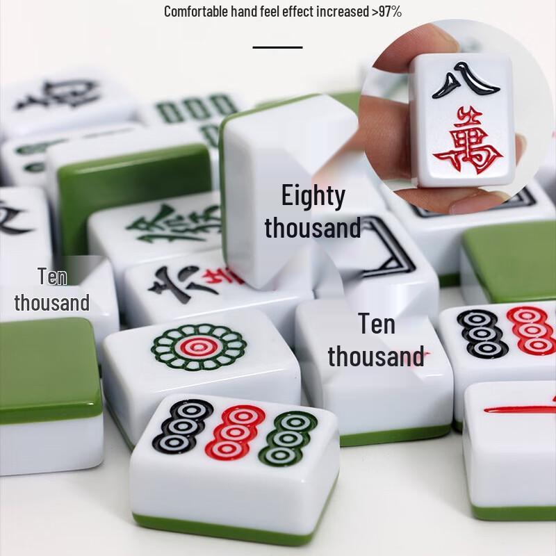 Set Mini Mahjong Portabil