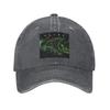 Alien Baseball Caps Snapback Washed Denim Hats Outdoor Adjustable Casquette Hip Hop Baseball Cowboy Hat for Unisex