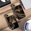 Der Goldene Schmetterling Für IPhone 17Pro Max 16 17 Pro 15 Pro 14 13 Plus 12 Mini 11Pro Max XR 16E 17Air Goldene Glas-Handyhülle