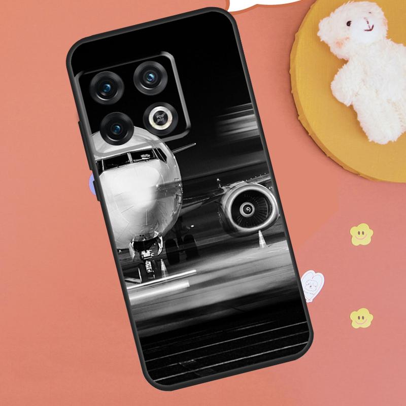 Airplane Aircraft Case For OnePlus 15 13 12 11 13T 13R 12R 10R 10T 8T OnePlus Nord 5 CE 4 3 Lite N20 N30 Funda