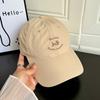 New quick-drying cute cartoon pattern embroidered baseball cap for men and women spring and summer soft top versatile face cap