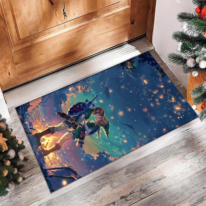 Zelda Crystal Velvet Rug, Soft Anti‑Slip Crystal Velvet Carpet for Living Room Bedroom Home Decor