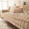 Tutu Velvet Warm Autumn And Winter Plush Sofa Cushion Winter Non-Slip Seat Cushion Leather Sofa Cover Cover Cloth Cross-Border New Models