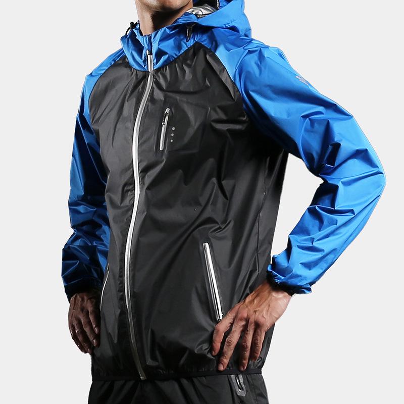 Übergröße Herren Fitness Schweißanzug - Herbst/Winter Laufjacke für Fitnessstudio und Sport