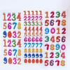 6 Sheets 3D Cartoon Stickers Waterproof Bubble PVC DIY Sticker Number Alphabet Girls Boys Kids Children Gifts GYH