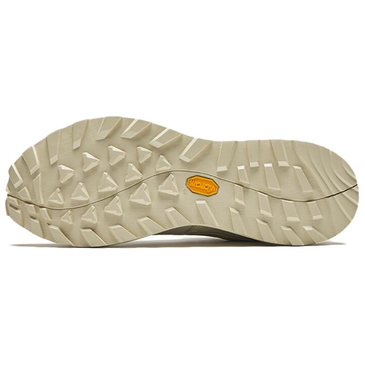 Anta Walker Cushioning Slip Resistant Abrasion Resistant Low top Hiking Shoes Men's Grain Beige Yellow Sneakers 112446645A-3