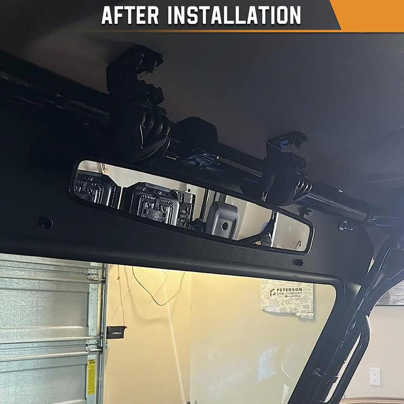 UTVs Rear View Mirror Convex Clamp Mount Center Mirrors Wide Rearview Powersports Accessories Enhanced Visibility For Racing