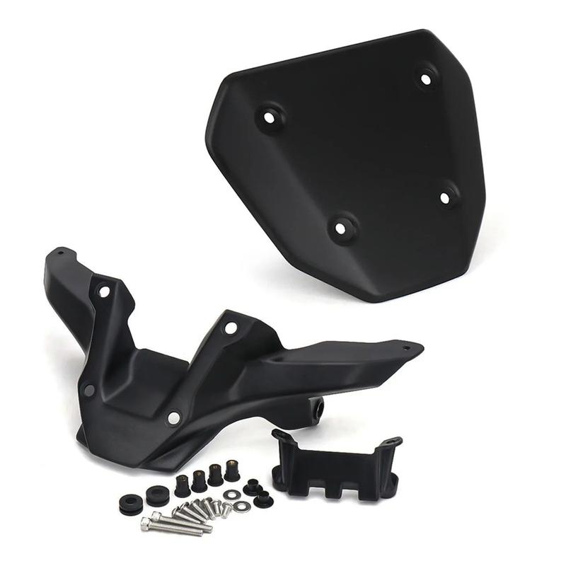 1Pc Black Windshield Bracket,Motorcycle Windshield Kit,Windproof And Scratch Resistant,For Yamaha MT-09 2024/MT-09 SP 2024