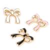 9/10Pcs 17*20mm Bowknot Drop Oil Alloy Pendant For Jewelry Component Making DIY Necklace Bracelet Earring