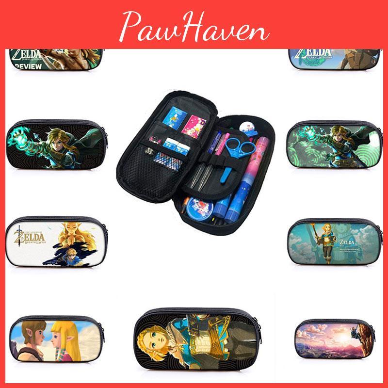Legend Of Zelda Kingdom Tears Cartoon Pencil Case Durable And Breathable Polyester Material