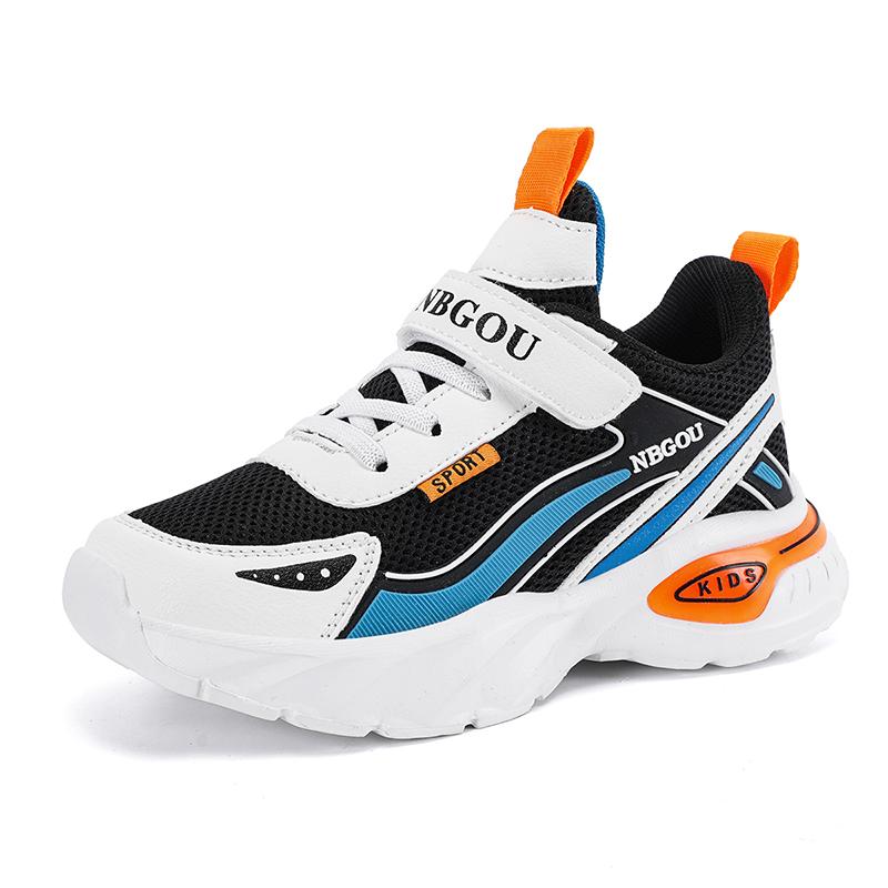 Kid Casual Sneakers Children Sports Shoes Boys Girls Student Soft Sole Tennis Breathable Lightweight Hiking Shoes