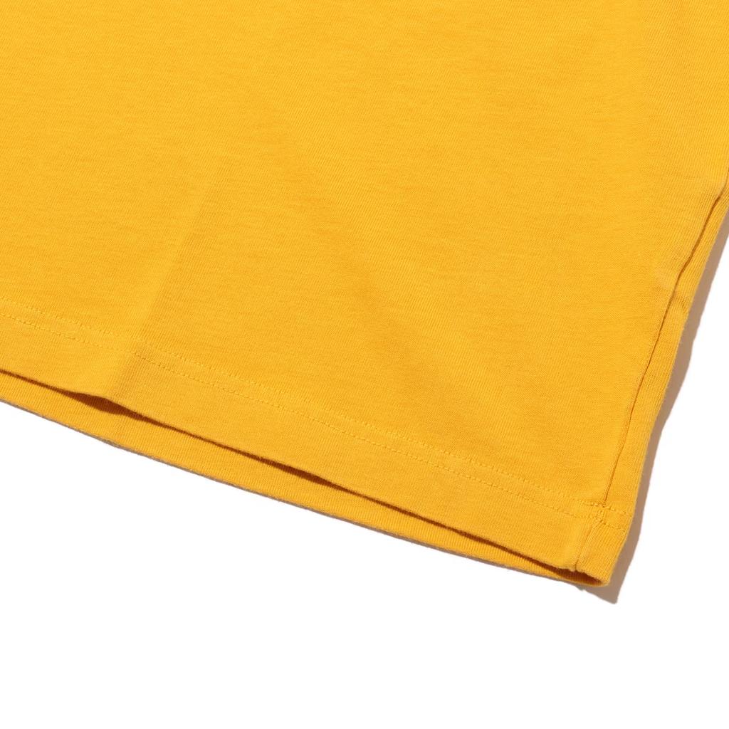 Jordan Flight Essential Logo Print Ribbed Crew Neck Short Sleeve Drop Shoulder T-Shirt Men Tops Rust-Yellow DZ0605-752