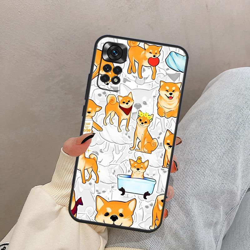 

Funny Shiba Inu For Xiaomi Redmi Note 13 10 12 11 14 15 Pro Plus Case Cover For Redmi 15 13C 12C 14C 10C 15C Redmi 15C 4G