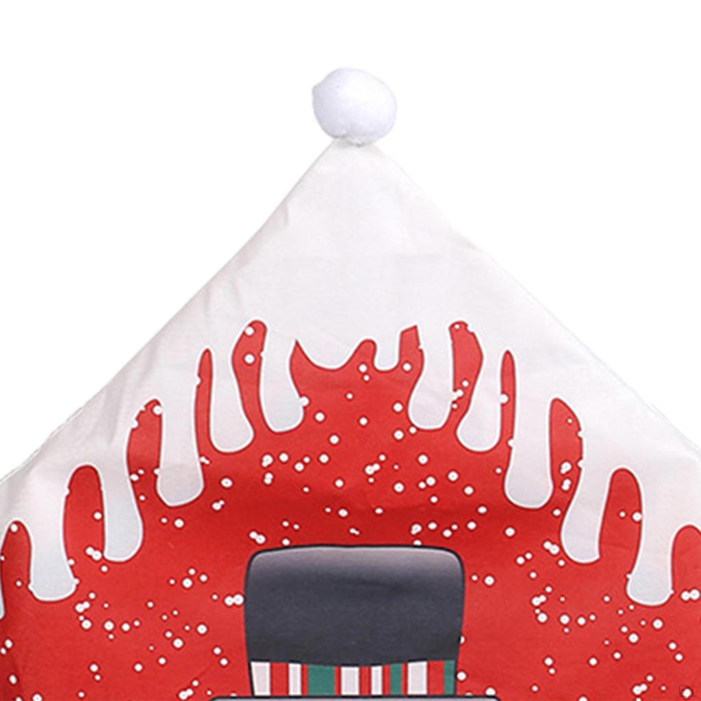 Christmas Back Cover Chair Homeware Slipcover for Xmas Hotel