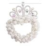 Elegant Princess Sweet Headwear Children's Headdress Pearl Crown Hair Rope Korean Style Hair Rope