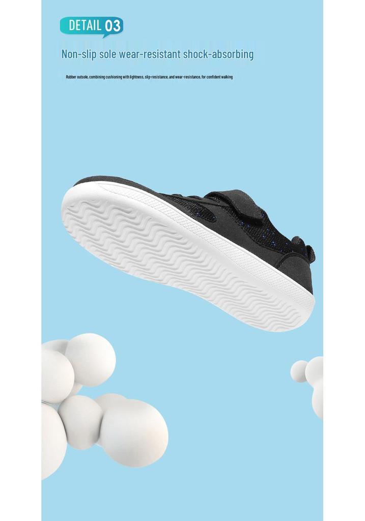 Children's Wide-Toe Outdoor Sports Shoes: Casual Low-Top for Boys & Girls 