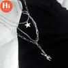 Hallo Schlüsselbein Kette Mehrschichtige Halskette Kaninchen Hip Hop Damen Trend Ins Personalisierte Vielseitige Pullover Kette Mode Koreanische Schmuck Halskette