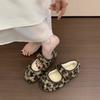 Retro Mary Jane Fluffy Shoes Women Wear Outside Autumn and Winter Versatile Inner Height Increase Velvet Warm Women's Cotton Shoes Women's Shoes