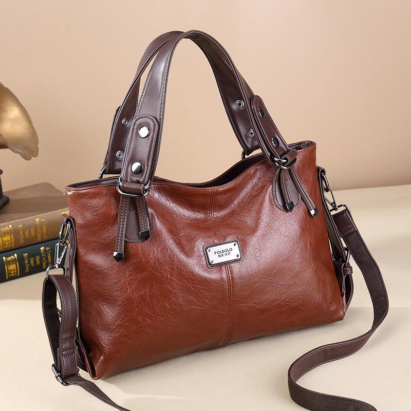 Frühling/Sommer Damen Tasche Große Kapazität Handtasche Weiblich Retro Pendeln Mode Alles Auf Einer Schulter