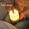 Dotyková dobíjecí LED noční lampa 3 barvy USB plynulé stmívání noční světlo ochrana očí pro ložnici čtecí stolní lampa